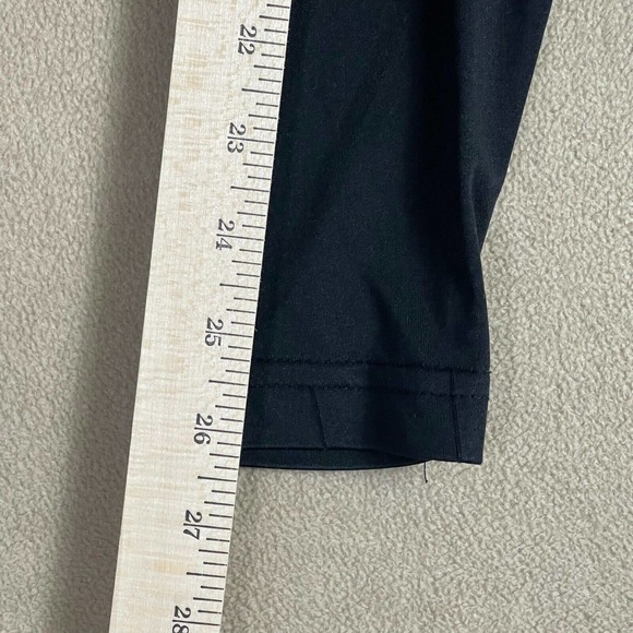 Gold's Gym Shirt Adult Medium Black Mock Neck Logo Long Sleeve Performance Women - Picture 6 of 10